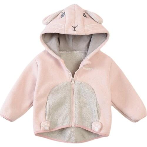 Baby 2021 Girls Jacket Kids Cotton Warm Hooded Autumn Winter Girls Infant Clothing Childrens Jacket Baby Girl Winter Clothes