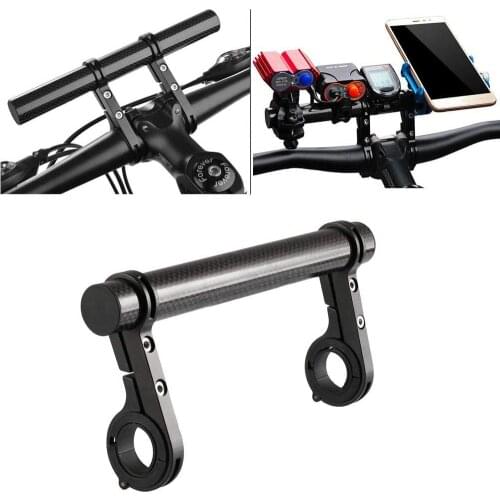 Double Handlebar Extension Bracket Motorcycle Bike Modification Parts
