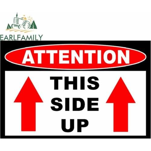 EARLFAMILY 13cm x 8.7cm For Warning Sign Car Stickers Interesting Decal Laptop Windows DIY Custom Printing Car Decoration