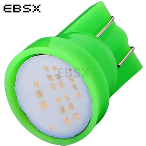 EBSX 100Pcs T10 COB 6 SMD 2W High Power 12V LED Car Led Interior Light Bulbs Reading Light White Red Blue Green Yellow Lights