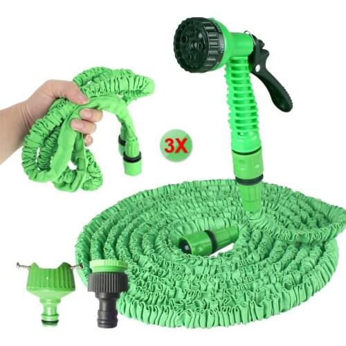 25-175FT Hot Expandable Magic Flexible Garden Water Hose For Car Hose Pipe Plastic Hoses garden set to Watering with Spray Gun