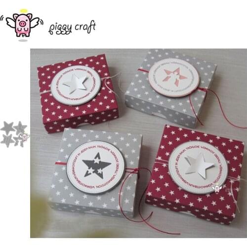 Piggy Craft metal cutting dies cut die mold Angel stars background Scrapbook paper craft knife mould blade punch stencils dies