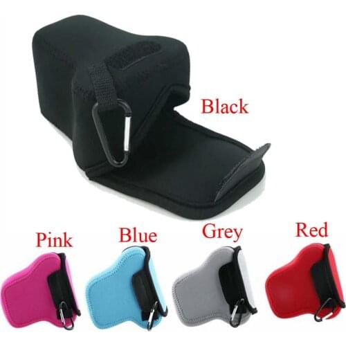 Soft Neoprene Camera case Bag for Canon EOS M100 M10 EOS M M2 EOS M100 M200 Mirrorless System Camera Bag Carrying Case