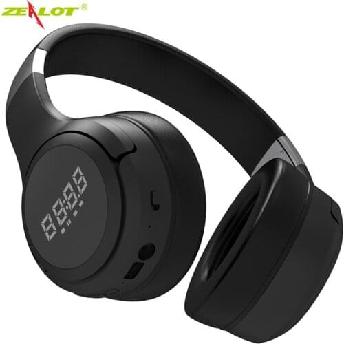 NEW ZEALOT B28 Bluetooth5.0 Wireless Headphones Foldable Heavy Bass Stereo Headset With HD Mic Mp3 For Computer Gaming Earphones
