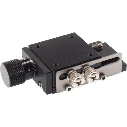 Optical X-axis Sliding Table Fine-tuning Platform Manual Linear Screw Sliding Table Dovetail Guide Rail Table Y35-4017