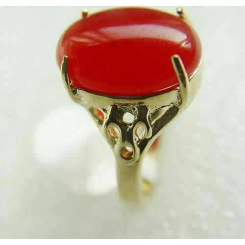Genuine Multicolor Jade plated Ring AAA Grade 4size choose