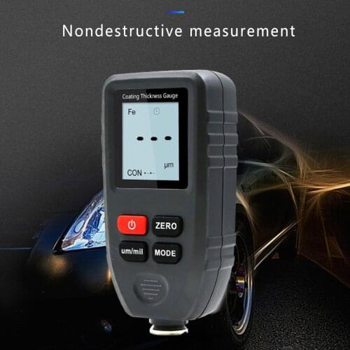 Coating Thickness Gauge Dual-Purpose Car Iron Aluminum Painting Depth Meter Non-Destructive Plating Layer Detection Device