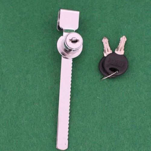 Durable Reptile Vivarium Terrarium Showcase Display Cabinet Sliding Glass Door Window Lock With 2 Keys Stainless Steel