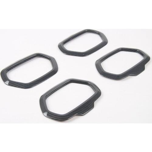 Car Styling 4Pcs ABS Interior Auto Inner 4Doors Speaker Decor Frame Ring Cover Trim Stickers For Jeep Renegade 2015 2016