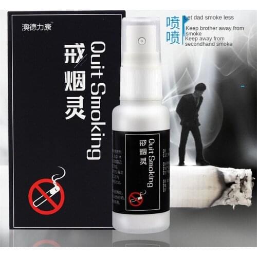 Stoppen met roken Spirit Spray Orale geur Stoppen met roken Mondwater Vloeistof Spray Natuurlijke