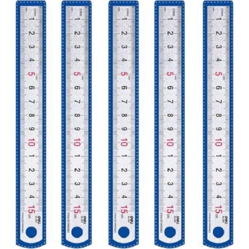 1pcs 15cm silver steel ruler scale drawing ruler stainless steel ruler office stationery wholesale