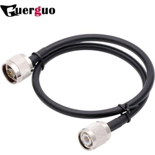 10PCS 30CM 12" For The Printed Circuit Board (PCB) N Male To TNC Male Coaxial RF Cable Connector with Cable RG58