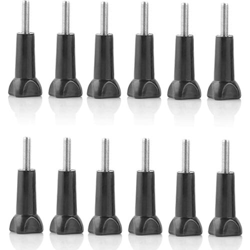 12pcs Go Pro accessories Long Stainless Knob Bolt Nut Screw for GoPro Hero 4 3+ 3 2 1 SJ4000 SJ5000 SJCAM Xiaomi Yi sport camera