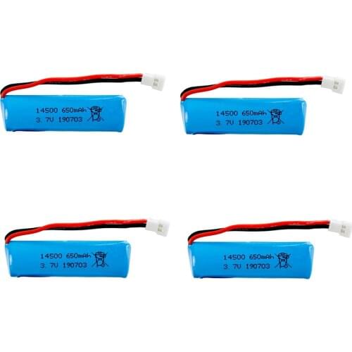 Battery For H116 Remote control Boat helicopter Car Truck Tank toys accessories 1S 3.7V 650mAH 14500 Lipo Lipo battery wholesale