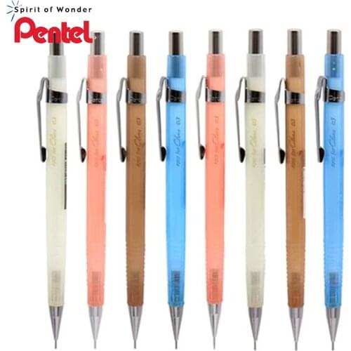 1cps Limited Edition Japan Pentel P205CL Transparent Rod Automatic Pencil 0.3/0.5mm Drawing Pencil