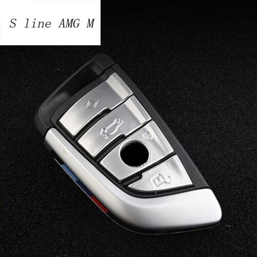 Car Styling Key Rings Protection Shell Cover Case decoration Stickers Trim for BMW X3 G01 X4 2018-2019 Interior auto Accessories