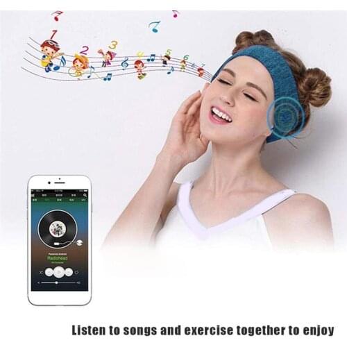 Wireless Bluetooth Sleeping Headphones Headband Running Earphone Sleep Headset Breathable Music Headphones Eye Mask for Sleeper