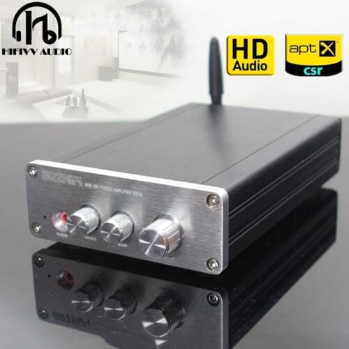 100W *2 Bluetooth 5.0 2.0 Stereo Digital Amplifier of TPA3116d2 home Digital AMP of CSR8675 + TPA3116 + PCM5102 dac ATPX HDaptX