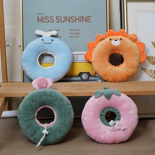 Cat Cartoon E-Collar Recovery Cone Adjustable Cotton Blends Neck Recover Cat Dog Printed Elizabeth Pet Protection Collar