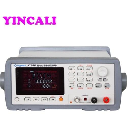 Leakage Current Meter Tester AT680 Electrolytic Capacitor Insulation Resistance Meter Output Voltage 1V-650VDC