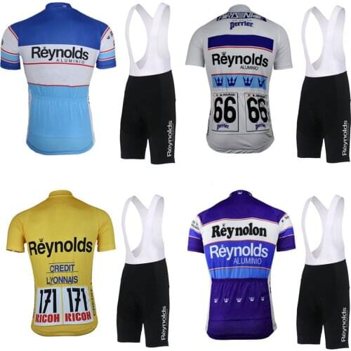 Classic cycling jersey set bike wear jersey set bib shorts Gel Pad Outdoor sports Cycling clothing ropa Ciclismo
