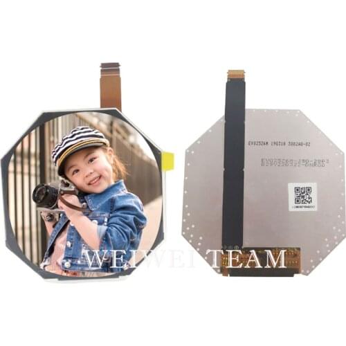 Round LCD 2.5 Inch Circle Screen 480*480 MIPI Driver Board IPS TFT Lcd Roundness CIrcular Display 400nits Brightness