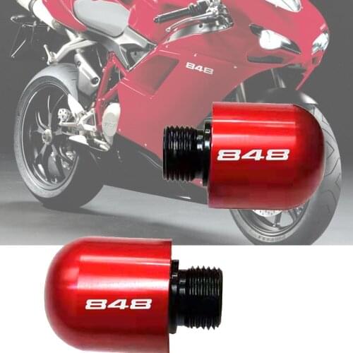 Motorcycle CNC Handle Bar Handlebar Grips Cap End handle Plugs cap For Ducati 848 /EVO 848EVO