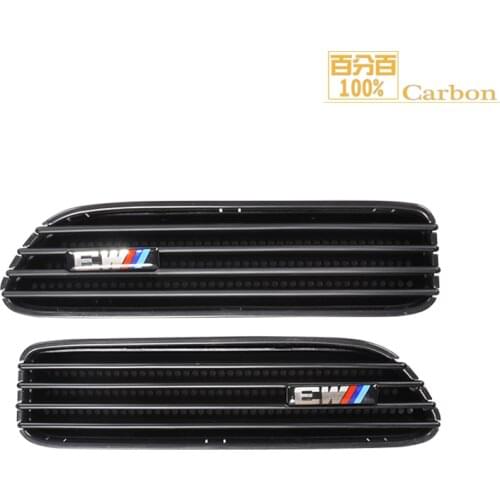 ABS Matt Black Side Vent Grille Cover For E90 E46 M3 Style Fender Decoration Trim 2005-2012