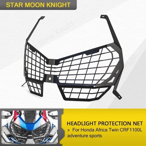 Motorcycle Headlight Head Light Guard Protector Cover Protection Grill For Honda Africa Twin CRF1100L CRF 1100 Adventure Sports