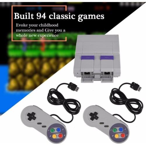 New Super Mini 16 BIT Built-in 94 / 660 Games Console System with Gamepad for SNES Nintendo Game Games Consoles