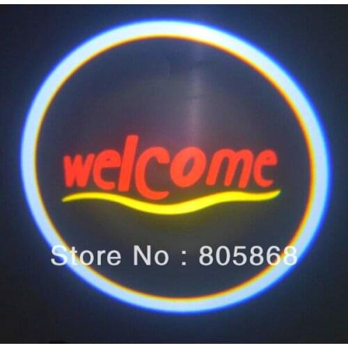 Wholesale 2015 Newest 7W LED Welcome Lights The fifth generation update car door decorative lights Aluminum housing