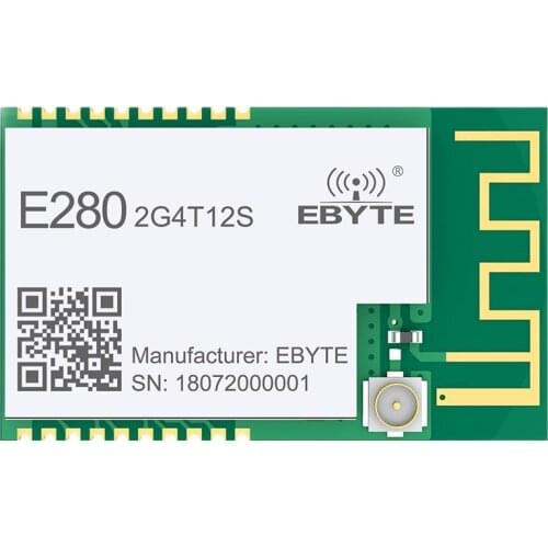 SX1280 2.4GHz LoRa Wireless Serial Module Transceiver UART E280-2G4T12S 12dBm 3km RF Receiver DIY Communication Equipment IoT