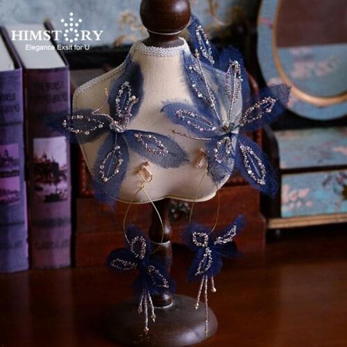 Handmade Mystery Silk Yarn Flower Wedding Brides Hairbands Headdress Bridal Hair Accessory Girl Party Evening Hair Jewelry