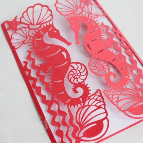 Craft metal cutting dies cut die mold seahorse invitation Scrapbook paper craft knife mould blade punch stencils dies