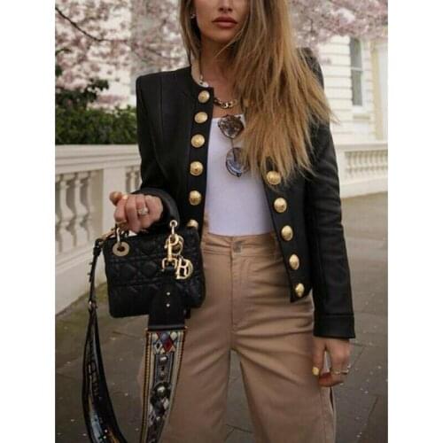 Stylish Womens Double Breasted Suit 2020 Long Sleeve Autumn Winter Slim Jacket Casual Buttons Cardigan Coat Outwear Tops Jacket