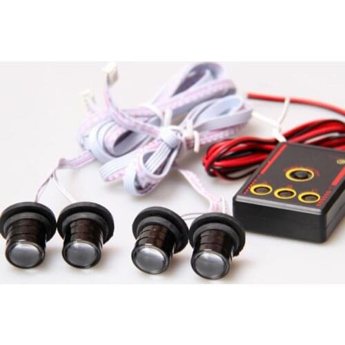 1set 12W Led strobe flasher light Car Motorcycle eagle eye running Aux light DRL Daytime warning hazard Emergency fog light lamp