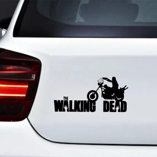 19.1*8.9cm 3D Fashion THE WALKING DEAD Car Sticker Vinyl Auto Body Decals Luggage Car Styling