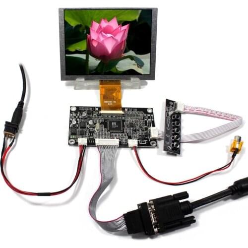 5.0" inch LCD Screen ZJ050NA-08C 640*480 50 pins display panel with VGA AV LCD Control Board Monitor Panel