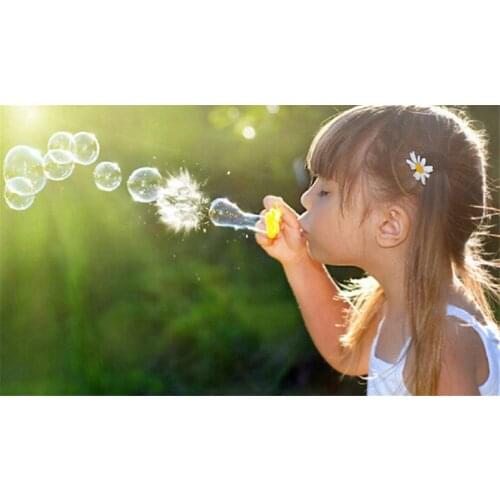 6pcs/lot Blowing Bubble Soap Tools toy Bubble Sticks Set Outdoor Bubble toys for children