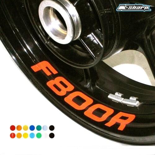 8 X CUSTOM INNER RIM DECALS WHEEL Reflective STICKERS STRIPES FIT BMW F 800R