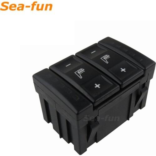 Black Seat Heating Button Control Switch 6M2T 19K314 AC 6M2T19K314AC For Ford Mondeo MK4 S-MAX Galaxy MK 3
