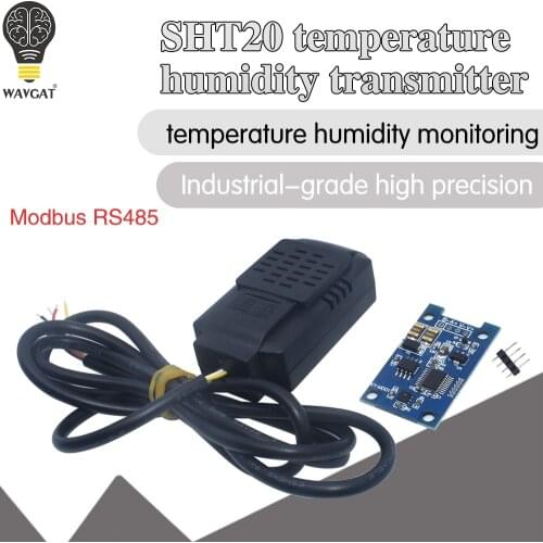 SHT20 Temperature Humidity Sensor Industrial Grade High Precision Temperature Humidity Transmitter Monitoring Sensor Modbus RS48