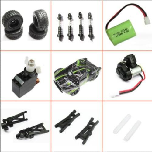 DG32S 1/32 mini racing short truck RC car spare parts tire shock absorber motor gearbox servo swing arm etc