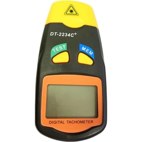 DT2234C+ Digital Laser RPM Tachometer Non Contact Measurement Tool