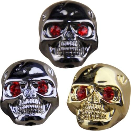 BATESMUSIC Electric Guitar Bass Volume Tone Pot Control Knobs Buttons Skull Knobs Guitar accessories