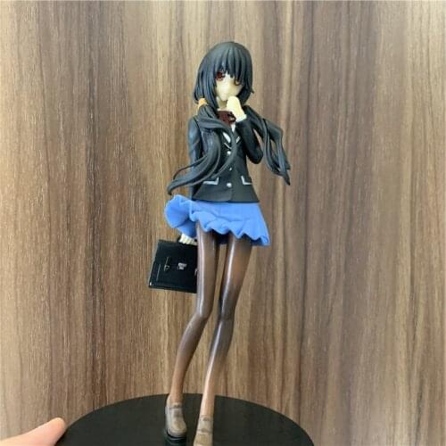 20cm Tokisaki Kurumi Uniforms Bag Sexy KADOKAWA Date A Live Nightmare Nightmare Nekomusume Figure Figure Anime Gift
