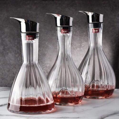 Lead free crystal glass wine soberer wine personality wine pot household crystal wine distributor