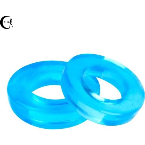 Transparent Penis Ring Soft And Comfortable Sex Cock Ring Chastity Cage Dick Cockring Ball Stretcher Sex Toys for Men