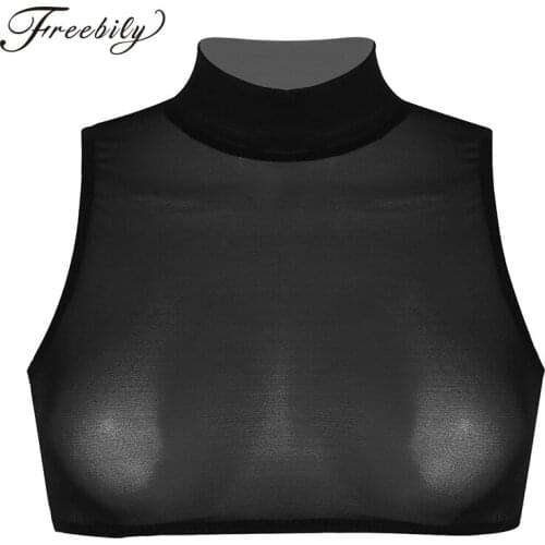 Women Mesh Tank Tops Transparent Sexy Undershirt Clubwear Slim Tops O-Neck Sleeveless Summer Sheer Crop Tops Festival Rave Tops