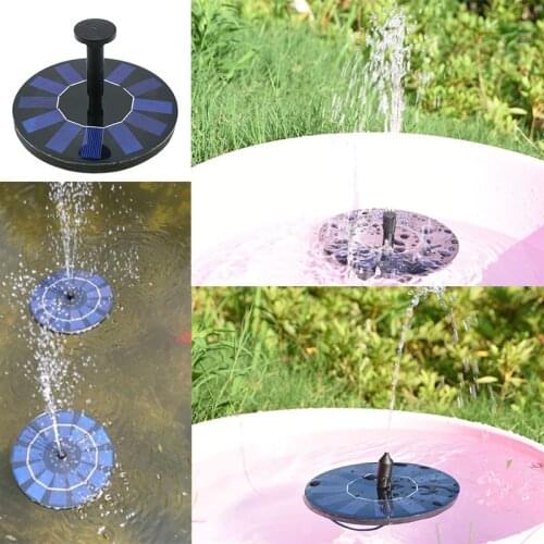 Dropshipping Mini Solar Powered Fountain Garden Pool Floating Solar Water Fountain Pond Outdoor Solar Panel Garden Decoration